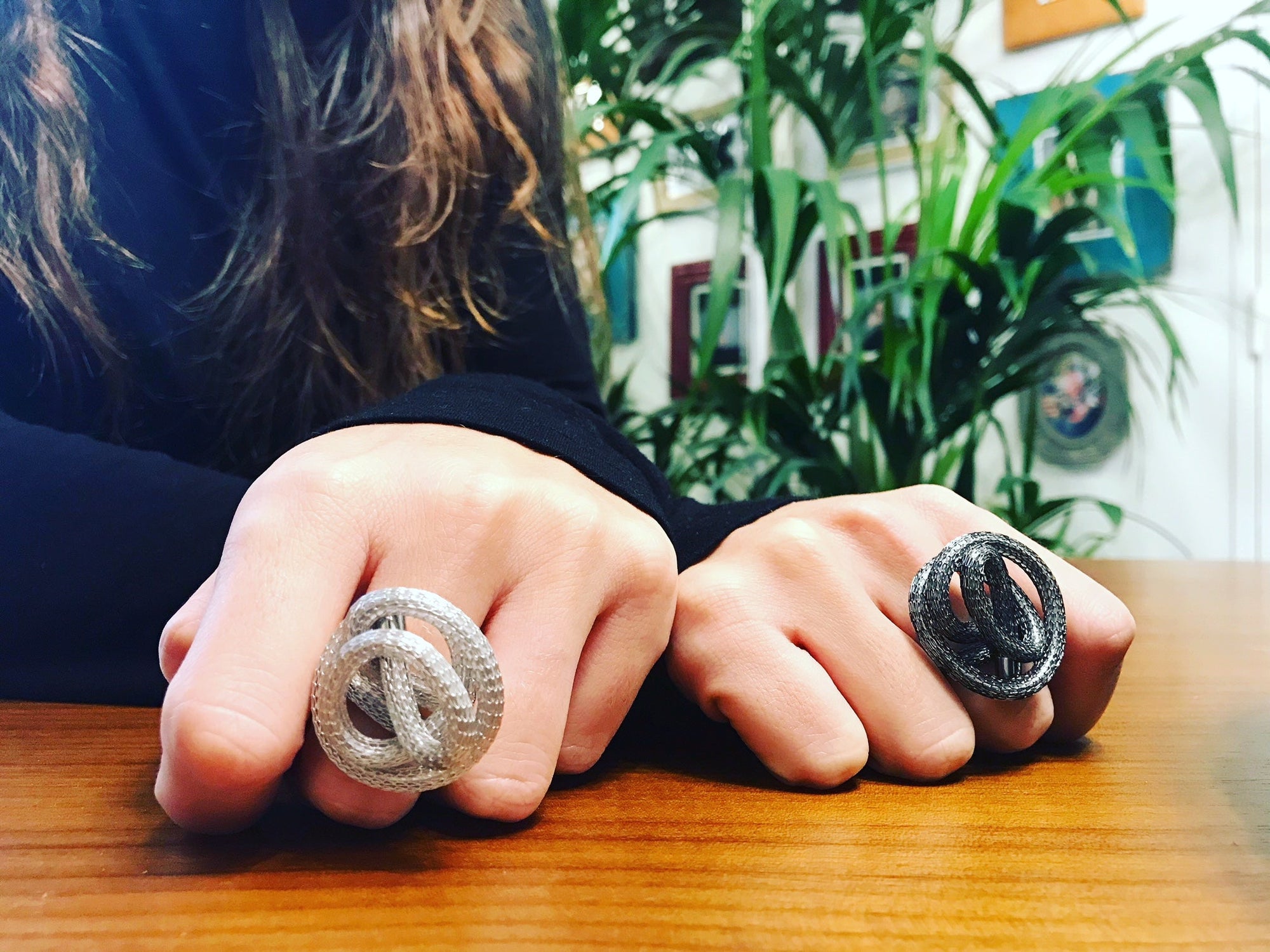 ZIG (résille) Bague - Maison Numéro 12