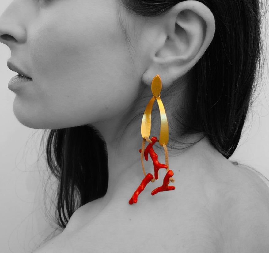 CORAL Earrings - Maison Numéro 12