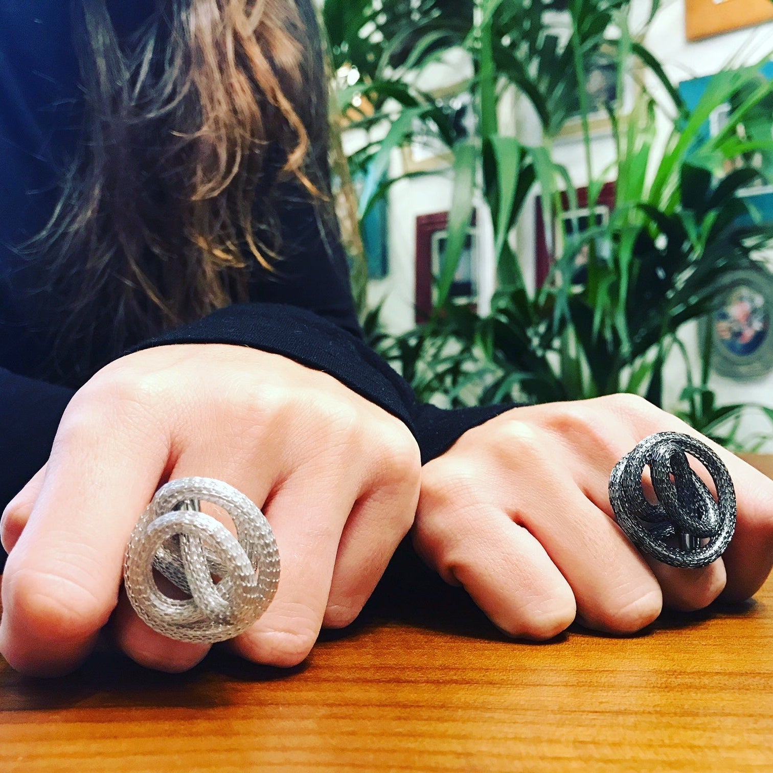 ZIG (résille) Ring - Maison Numéro 12